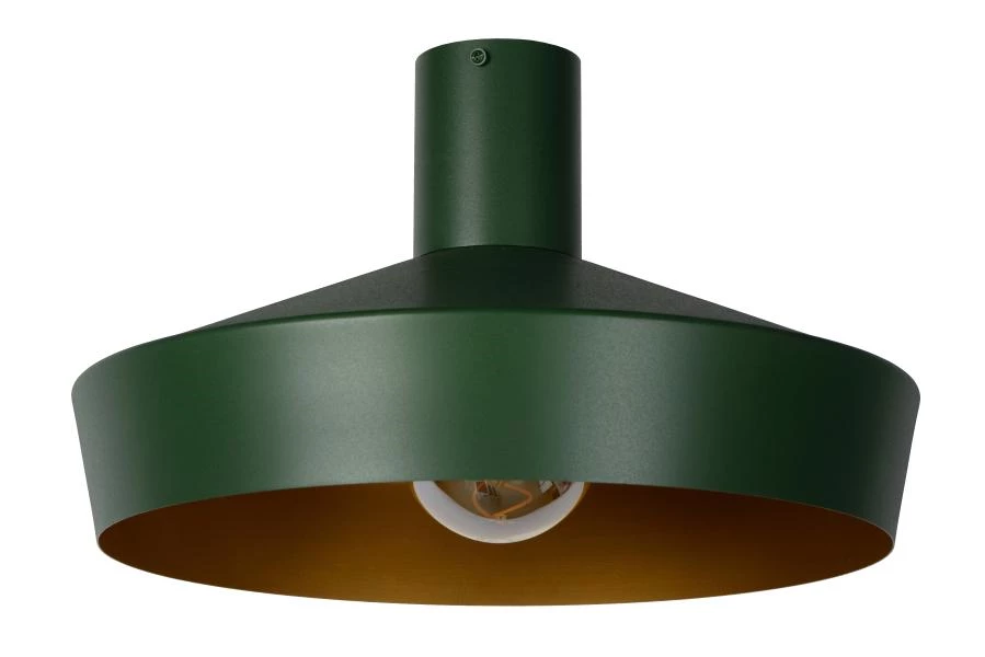 Lucide CARDIFF - Flush ceiling light - Ø 40 cm - 1xE27 - Green - off